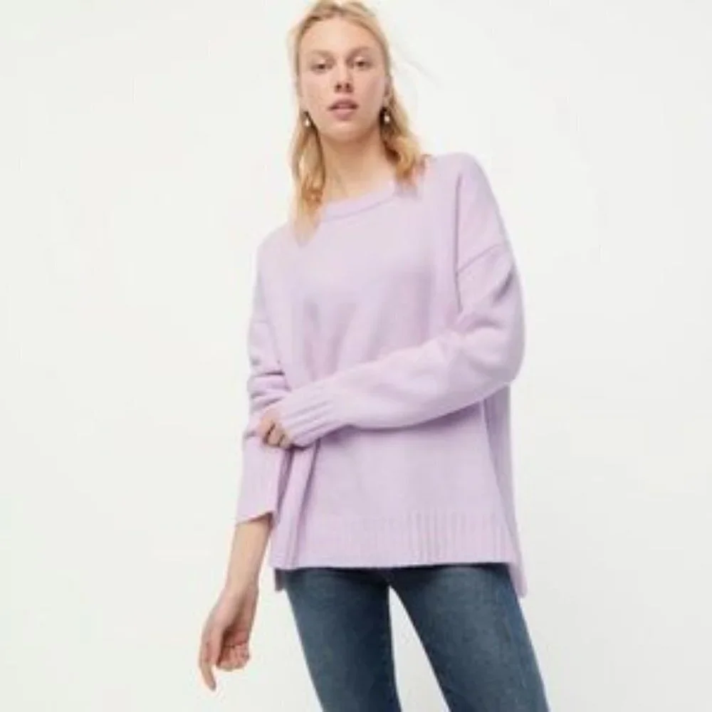 J. Crew Women's Oversized Supersoft Crewneck Sweater